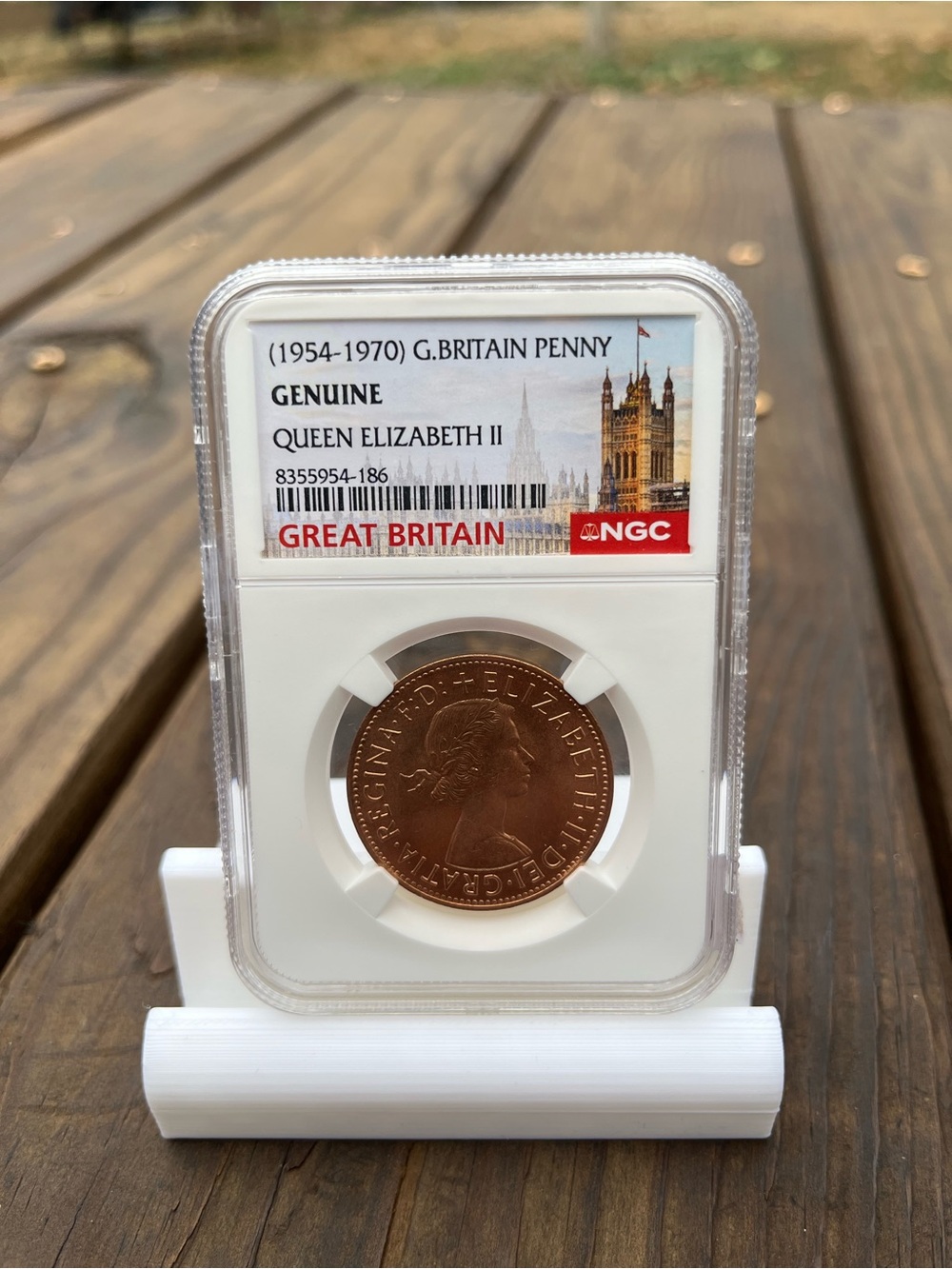 1954-1970 Great Britain penny Queen Elizabeth II